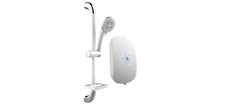 AKW Bluetooth enabled electric shower