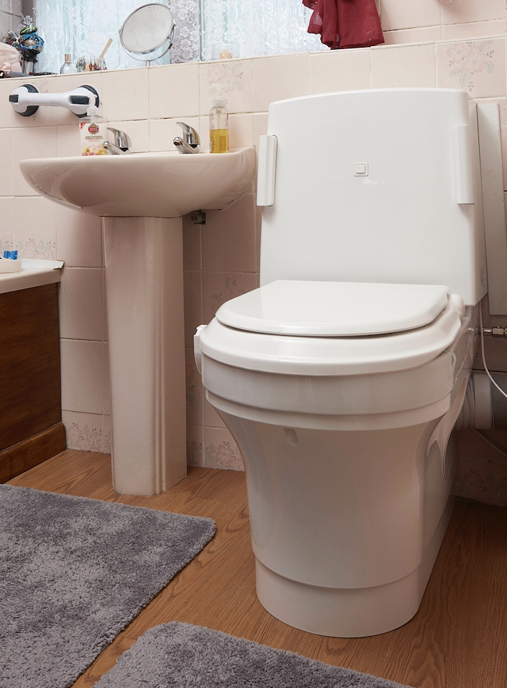 Closomat wash & dry toilet