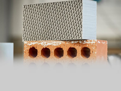 new bricks made from plastic waste