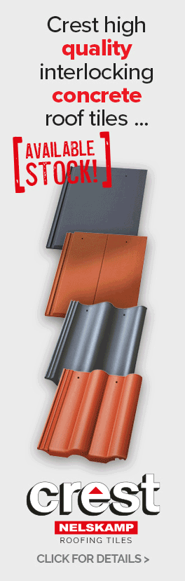 All new V-10 Doube Flat Clay Roof Tile