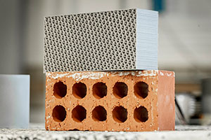 new bricks made from plastic waste