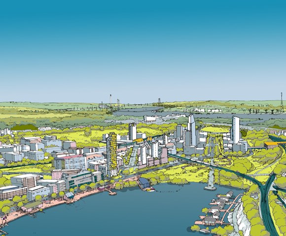 Ebbsfleet Garden City which will include new housing developments