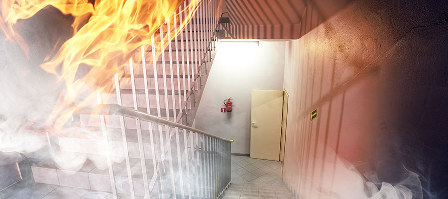 smoke in the corridor - Zeroignition – fire protection article