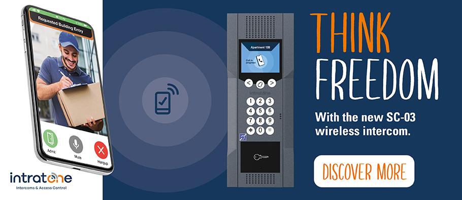 think freedom with new SC-03 wireless intercom